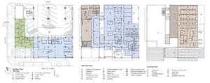 These floor plans show the Resource Center's interior layout. - Photo Credit: Murray Legge