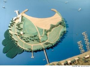 This model shows the facility's context. - Photo Credit: Architect