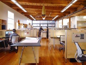 Third floor open office space - Photo Credit: Matthew Millman