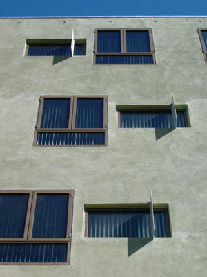 This photo shows Colorado Court's north facade along Colorado Avenue. - Photo Credit: Lawrence Scarpa