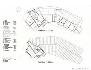 These floor plans detail the facility's second and third floors. - Photo Credit: Architect
