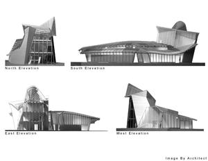 These elevation drawings show the facility from all four directions. - Photo Credit: Architect