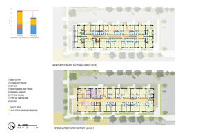 Plans and Predicted Performance of Renovated Pasta Factory - Photo Credit: Architect
