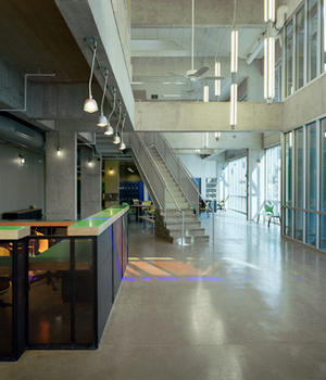 This photo shows the main entry lobby. - Photo Credit: Thomas McConnell