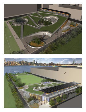 Schematic renderings - Photo Credit: Kiss + Cathcart, Architects © New York City, NYC Parks
