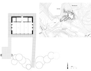 Floor Plan, Site & Context Plan - Photo Credit: Salmela Architect