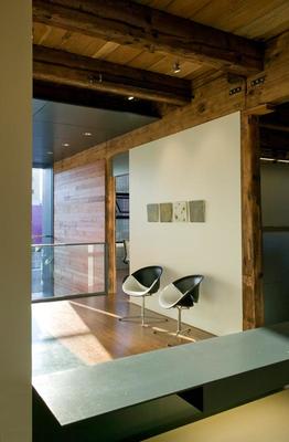 This photo shows the second floor lobby. - Photo Credit: Richard Barnes