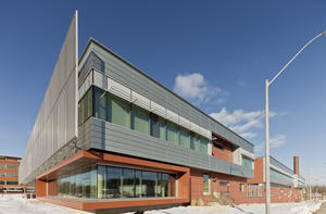 West Facade with Solar Shading - Photo Credit: Peter A. Sellar