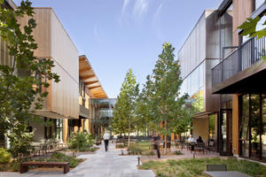 View of the courtyard. - Photo Credit: Jeremy Bittermann