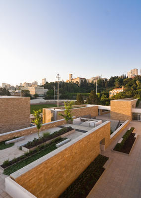 This photograph presents a view towards the upper campus. - Photo Credit: Paul Crosby Studio