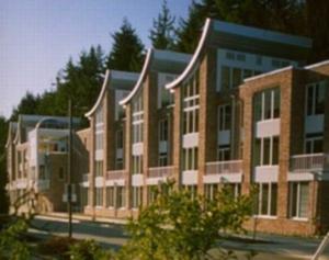 The brick cladding shown in this photograph is 100% salvaged. - Photo Credit: Mike Sherman