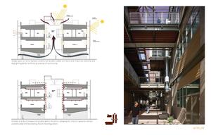 These sections and details illustrate daylighting, future adaptability, and other sustainability strategies - Photo Credit: Bill Timmerman and Lake|Flato Architects