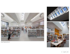 A Library with Daylight and Views - Photo Credit: Jeffers and Wakely