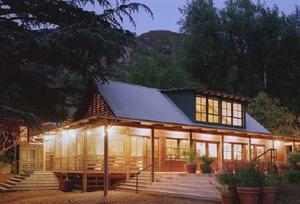 The dining hall is shown at night in this photograph. - Photo Credit: Ed Caldwell
