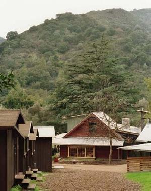 The camp is shown from uphill in this photo. - Photo Credit: Ed Caldwell