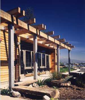 The state-funded addition shown here houses administrative and faculty offices and provides seminar and classroom space to support the educational program. - Photo Credit: Milroy & McAleer