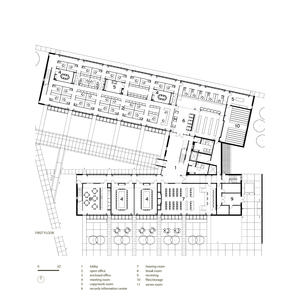 First Floor Plan - Photo Credit: BNIM