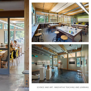 The lab classrooms and art galleries all have access to daylight and natural ventilation, as shown in these photos. - Photo Credit: Chuck Choi