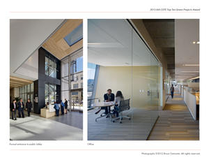 Interior SFPUC views showing plenty of natural light throughout building - Photo Credit: Photographs ©2012 Bruce Damonte. All rights reserved.