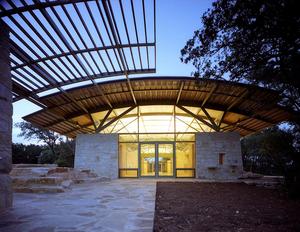 As this photo illustrates, a 300-ft2 axis extends the length of the building and allows teachers to maintain visual contact with all groups. - Photo Credit: Greg Hursley