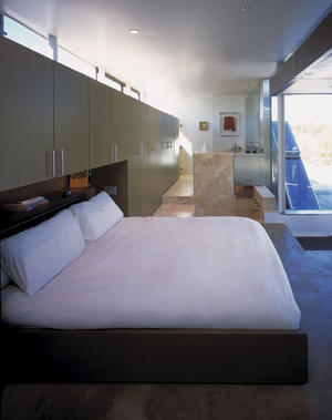 New master bedroom and bathroom on the second floor - Photo Credit: Marvin Rand