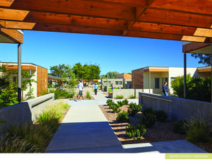 West Entry Threshold from the farm looking towards the Commons - Photo Credit: Kyle Jeffers