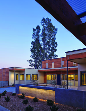 Entry Courtyard at Residence - Photo Credit: Tim Griffith
