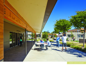 Community Center and Commons at the heart of the site - Photo Credit: Kyle Jeffers