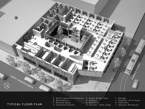 The second floor plan layout is illustrated here. - Photo Credit: Gabe Hanson