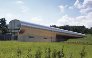 This photo shows the Whitney Water Purification Facility and its green roof. - Photo Credit: © Paul Warchol