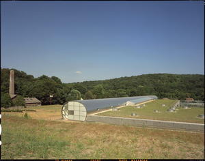 This photo shows the green roof and landscape. - Photo Credit: © Paul Warchol
