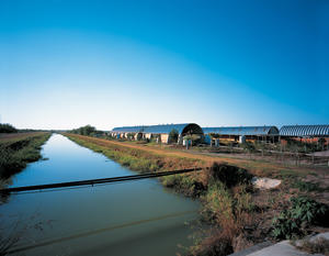 This photo shows the view across the canal. - Photo Credit: Hester + Hardaway, Paul Hester