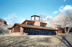 This photo shows the Comfort Station, a separate building for public restrooms. - Photo Credit: Ed Hancock