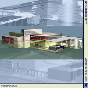 This computer-generated image shows the layout of the Greyston Bakery - Photo Credit: Cybul and Cybul Architects