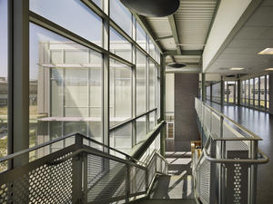 Recycled content steel, masonry, glass and drywall from PA - Photo Credit: Barry Halkin, Halkin Photography