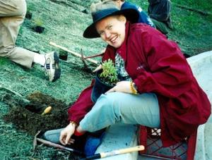 Community members are shown at native planting day in this photo. - Photo Credit: David Bushnell