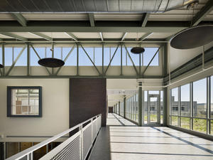 Daylighting with clerestories, skylights and borrowed light - Photo Credit: Barry Halkin, Halkin Photography